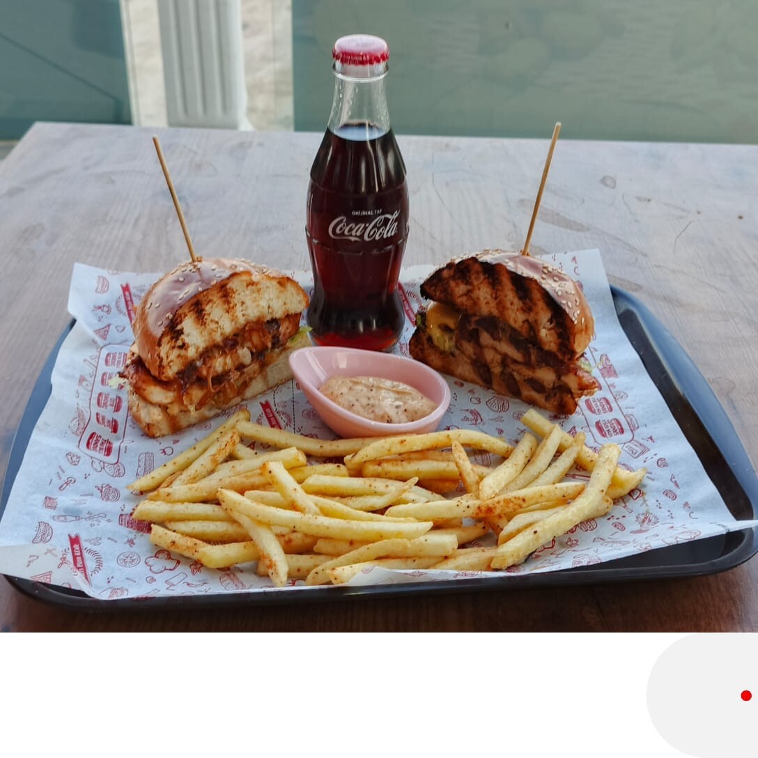 Joker Chicken Burger Menü