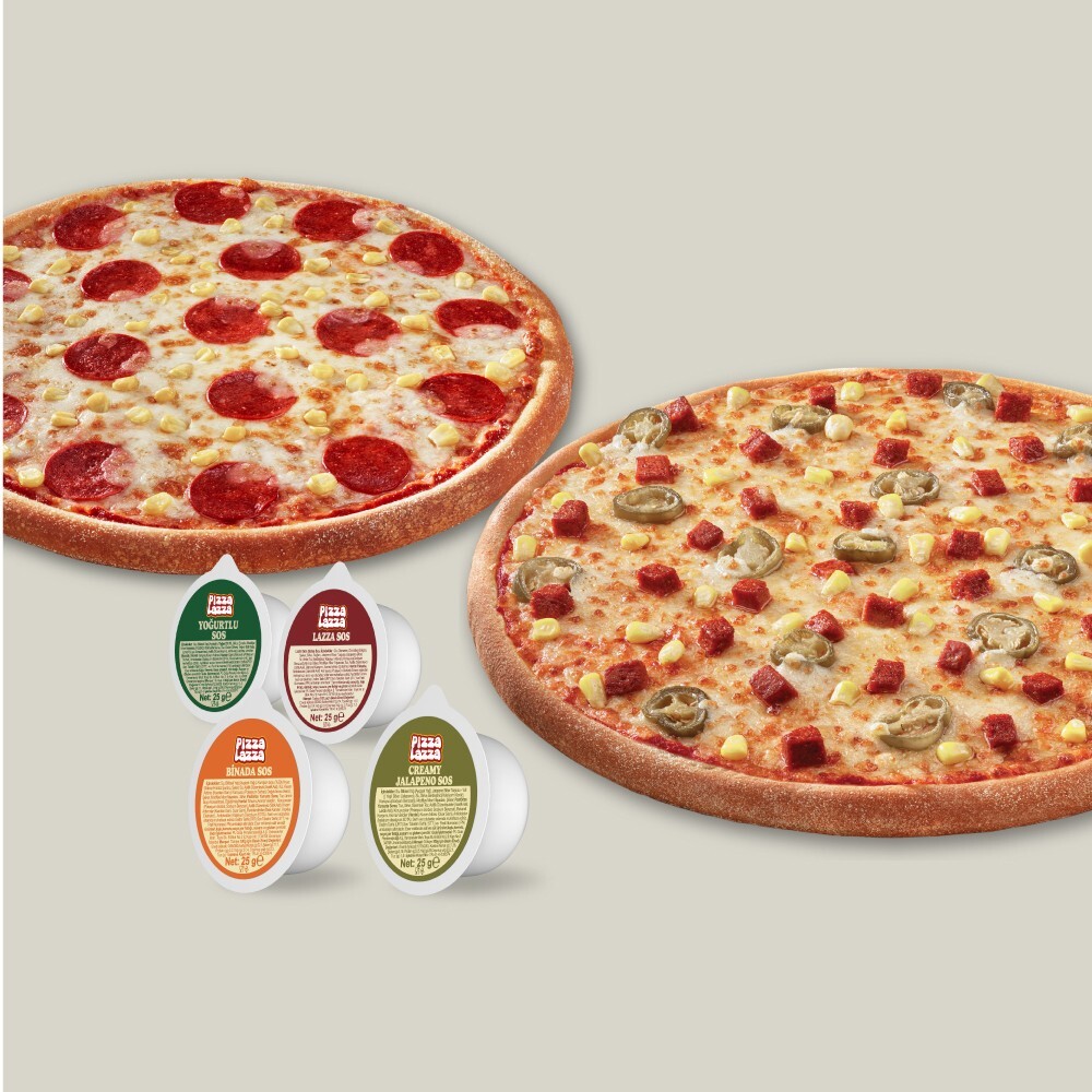 2 Adet Büyük Boy Pizza