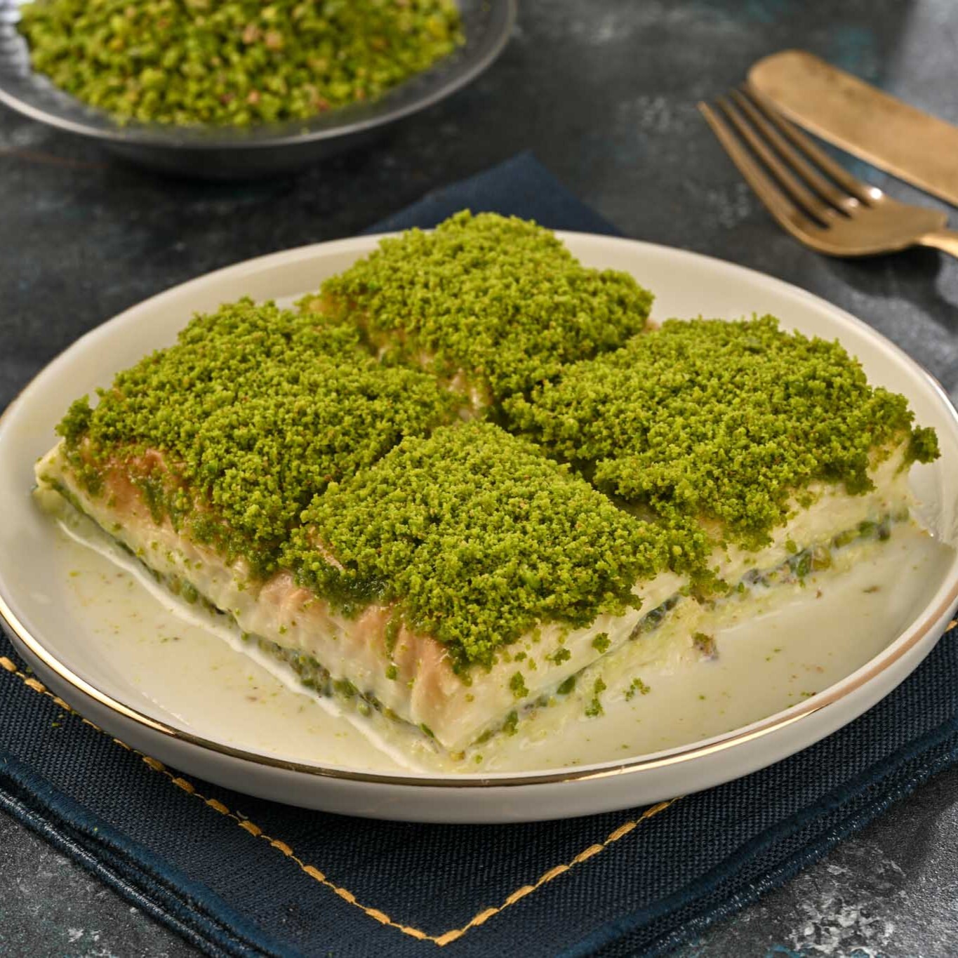Fıstıklı Soğuk Baklava (1 kg)