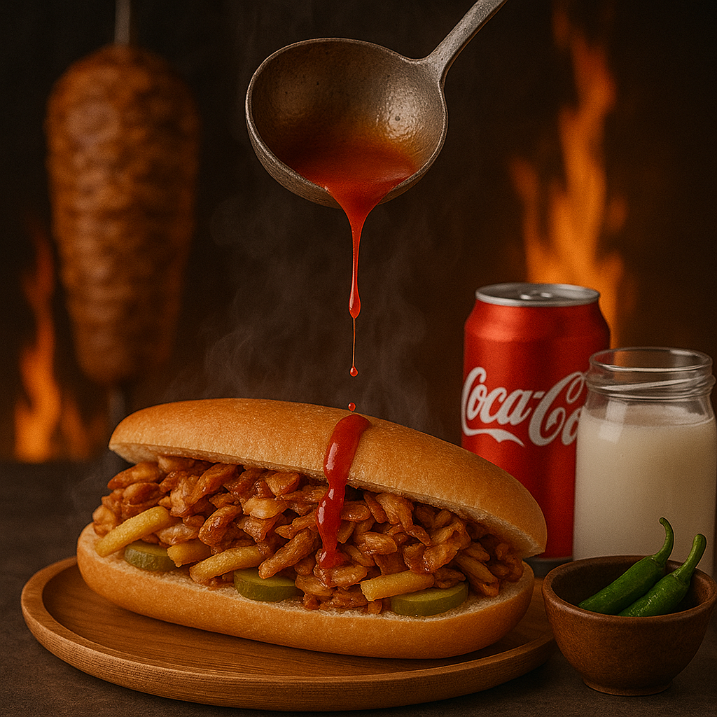 Üç Çeyrek Ekmek Tavuk Döner Menü