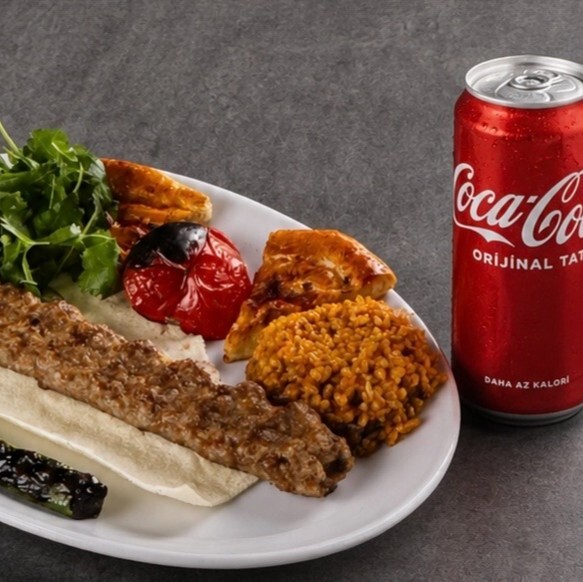Adana Kebap + Coca-Cola