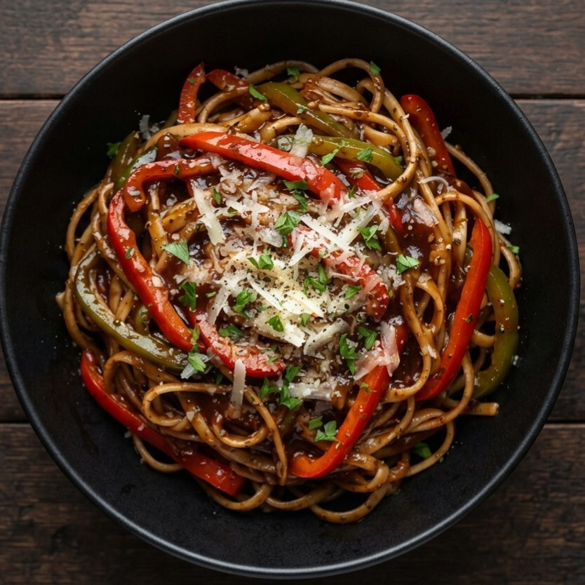 Barbekü Soslu Makarna