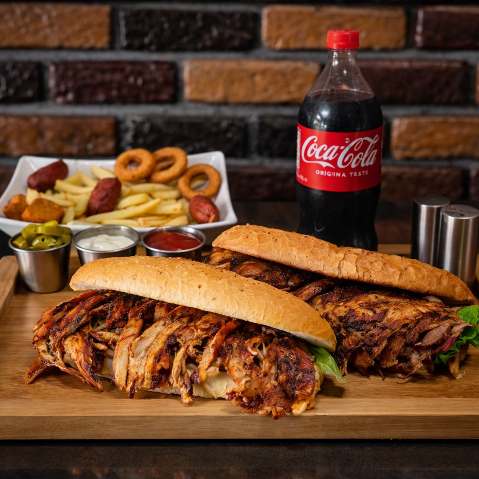 Eski Üsül 2'li Tavuk Döner Menü (100gr+içecek)