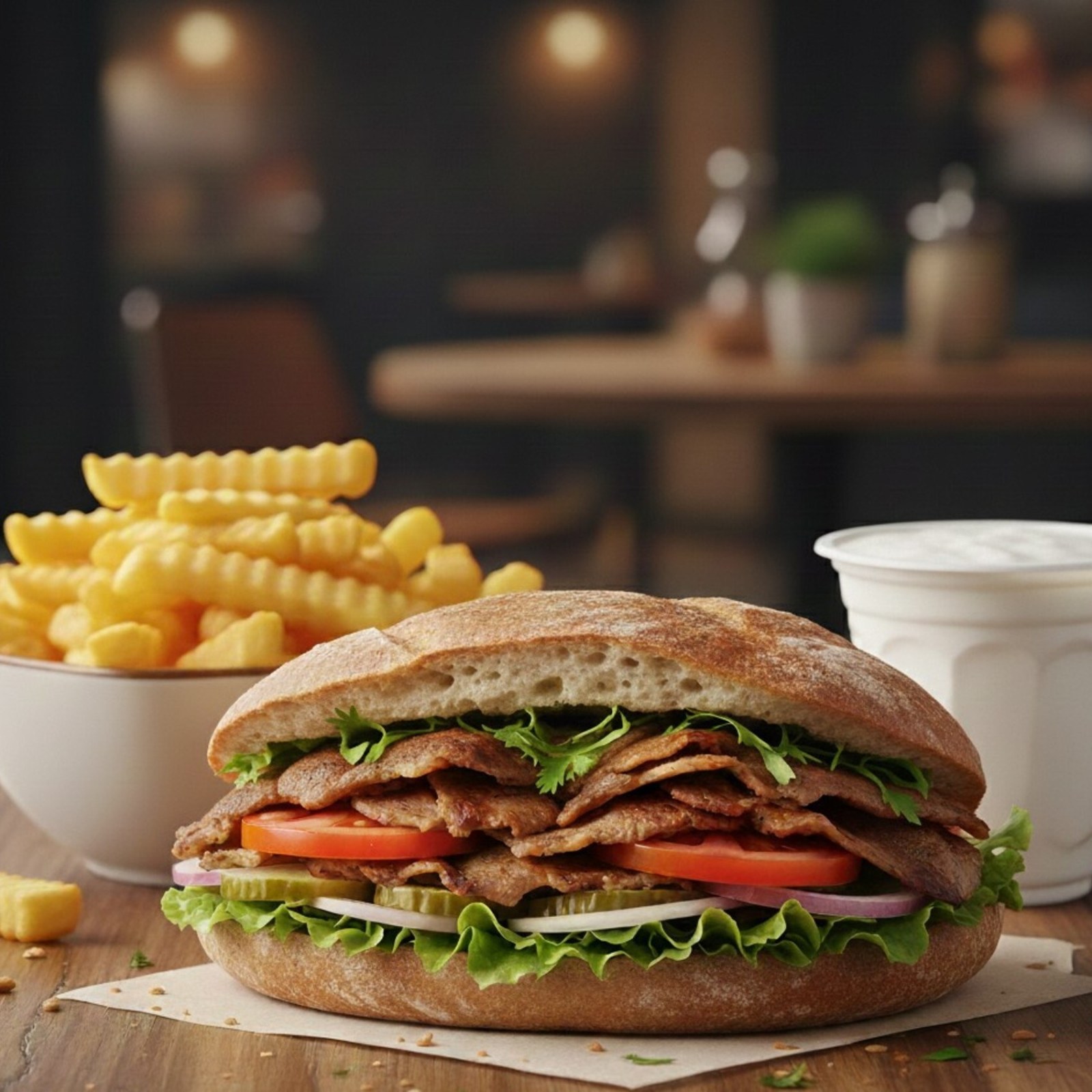 Tavuk Döner Menü 1
