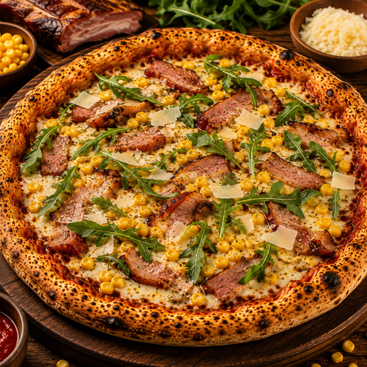 Füme Kaburga Pizza (Büyük) - Pizzalini