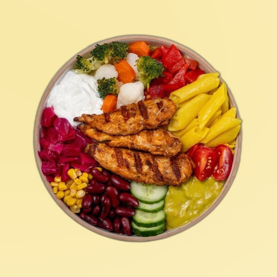 Tavuklu Makarnalı Bowl