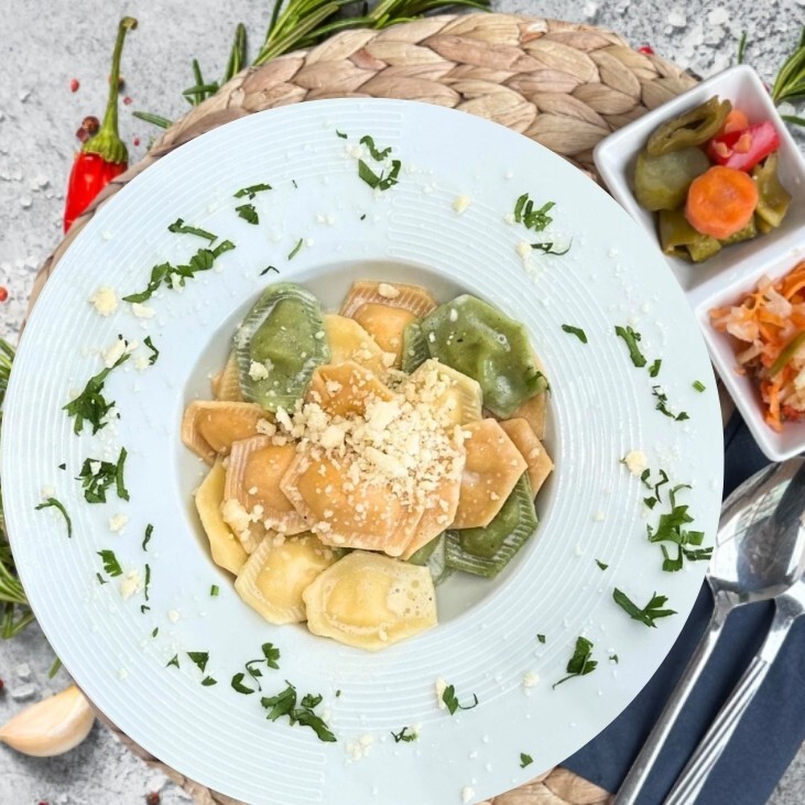 Peynirli Ravioli Mantı