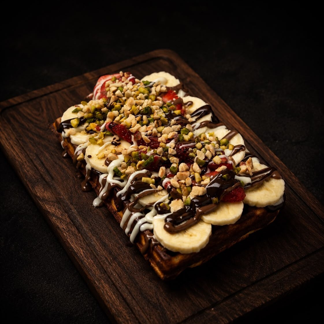 Triple Chocolate Waffle