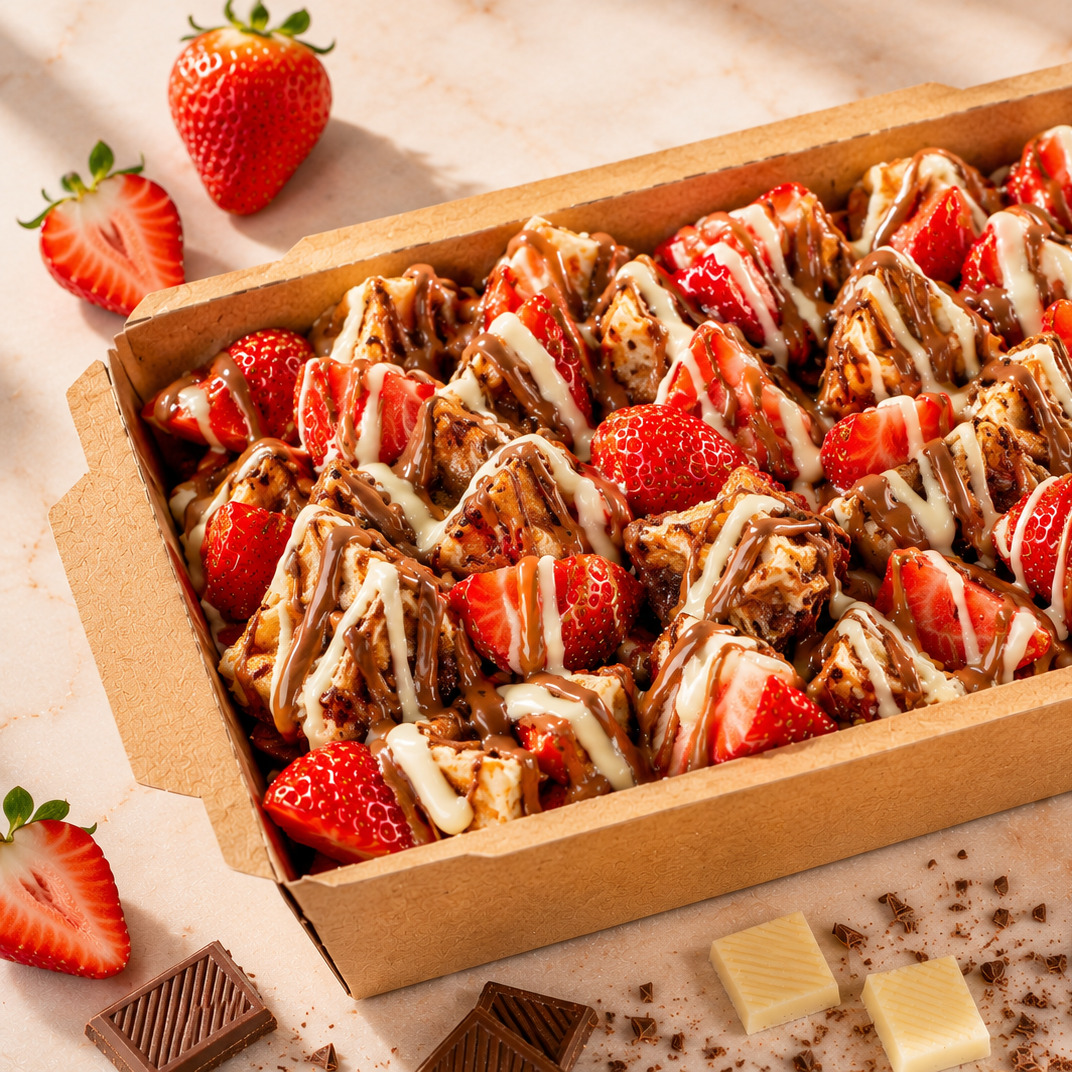 Kovada Çikolatalı Waffle