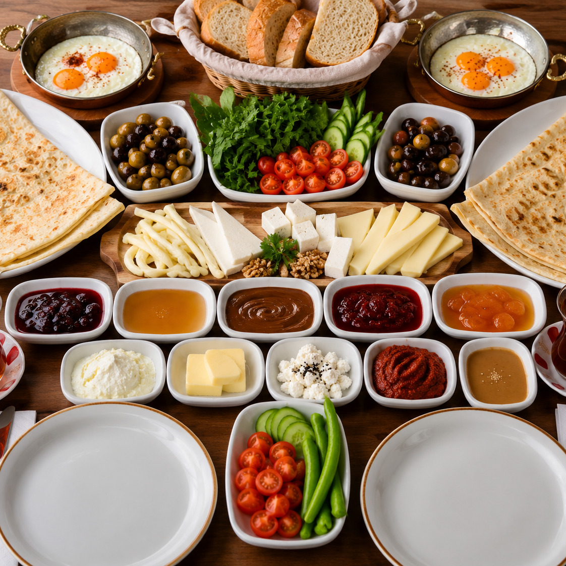 Çift Kişilik Serpme Kahvaltı