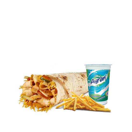 Dürüm Tavuk Döner (80 gr.) Menü