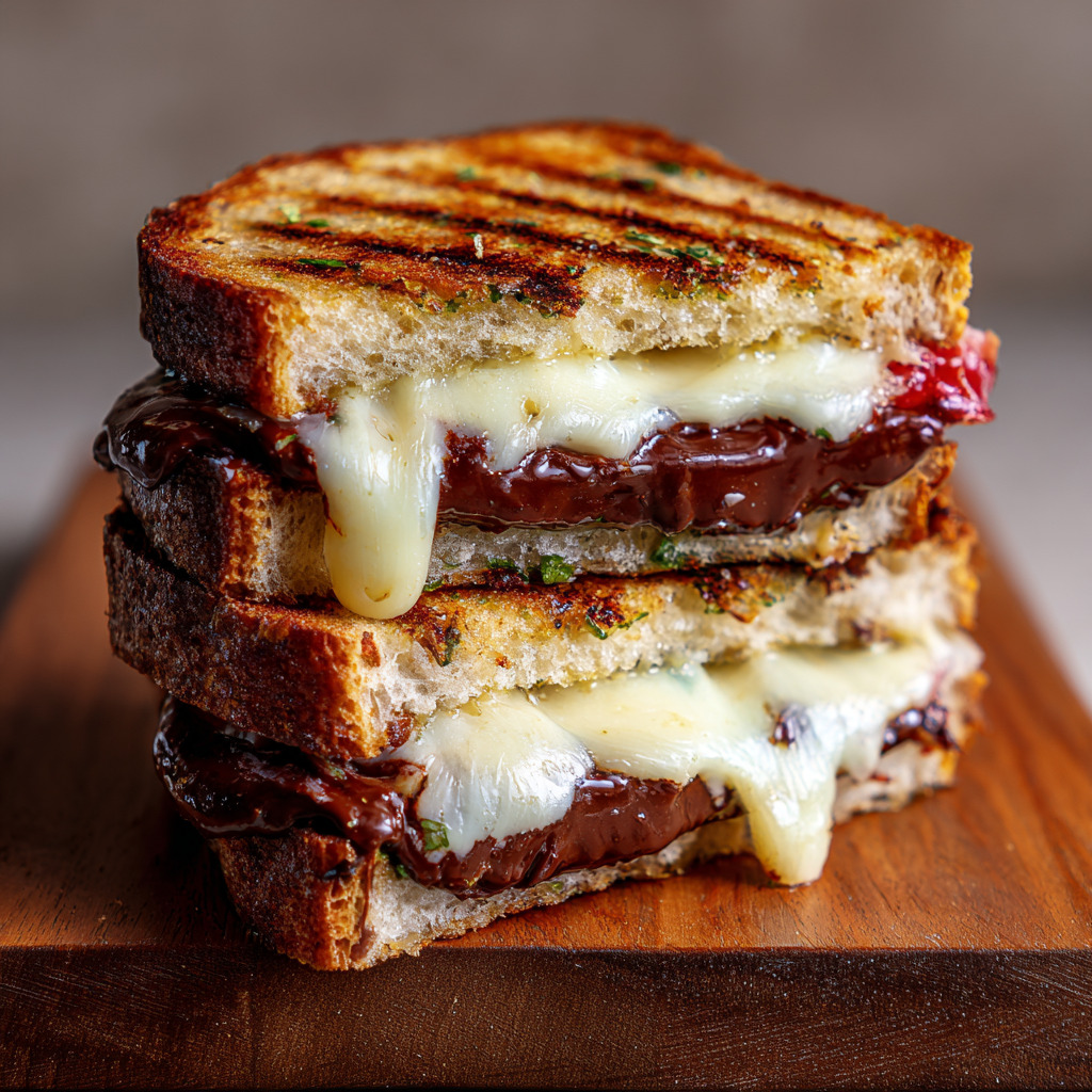 Çikolatalı Kaşarlı Tost