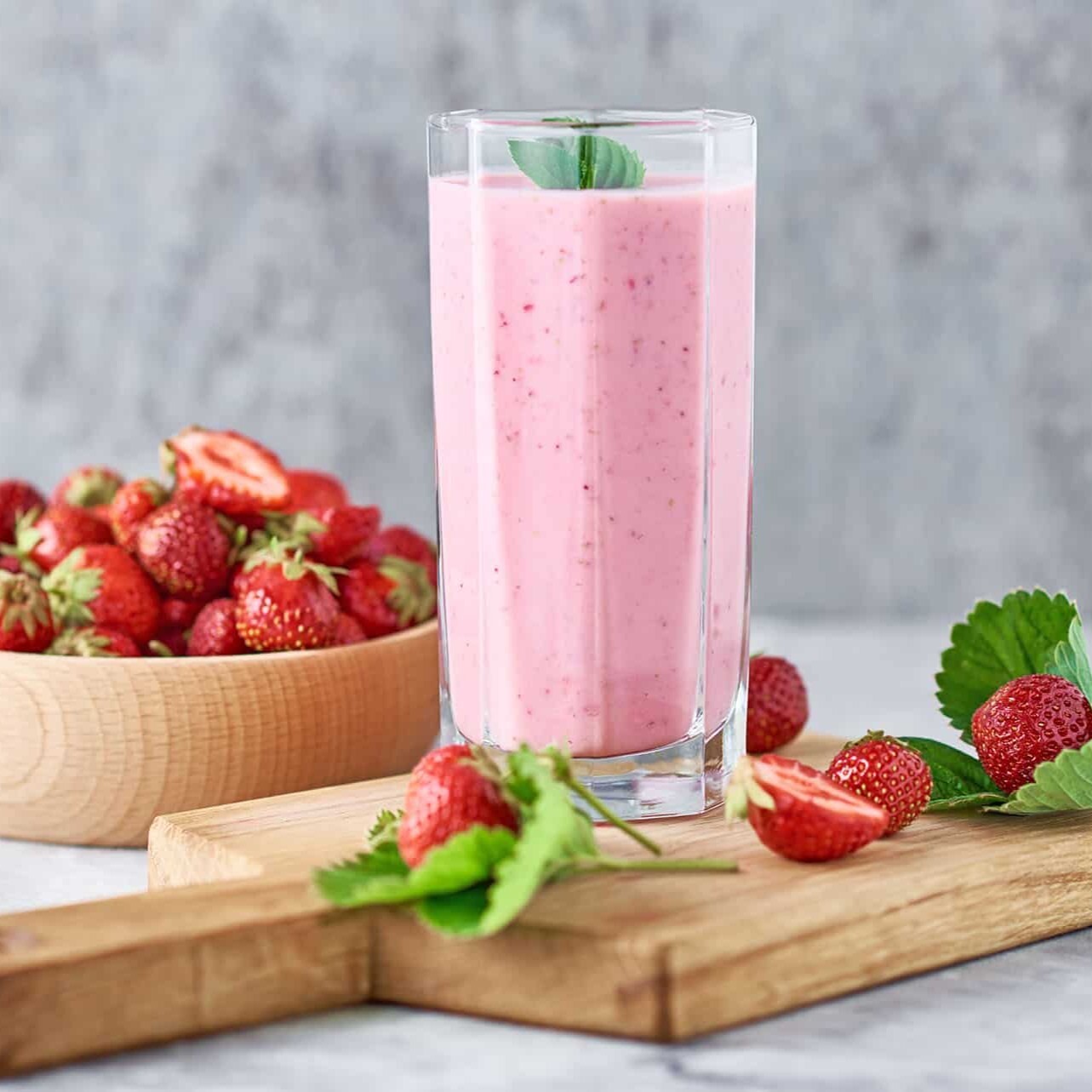 Çilekli Milkshake
