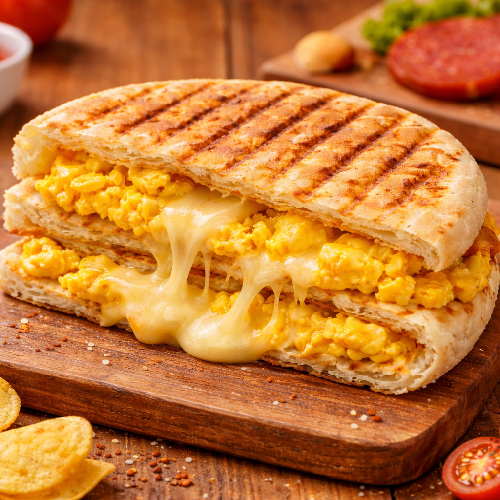 Yumurtalı&Kaşar Peynirli Tost