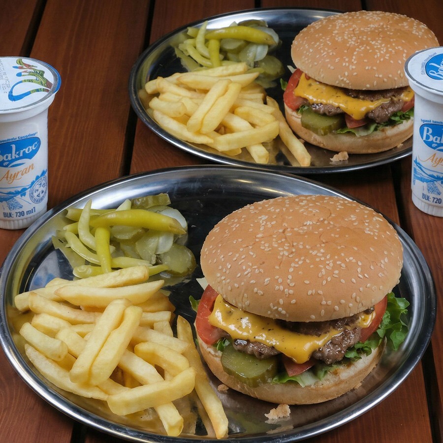 Cheese Burger Menü