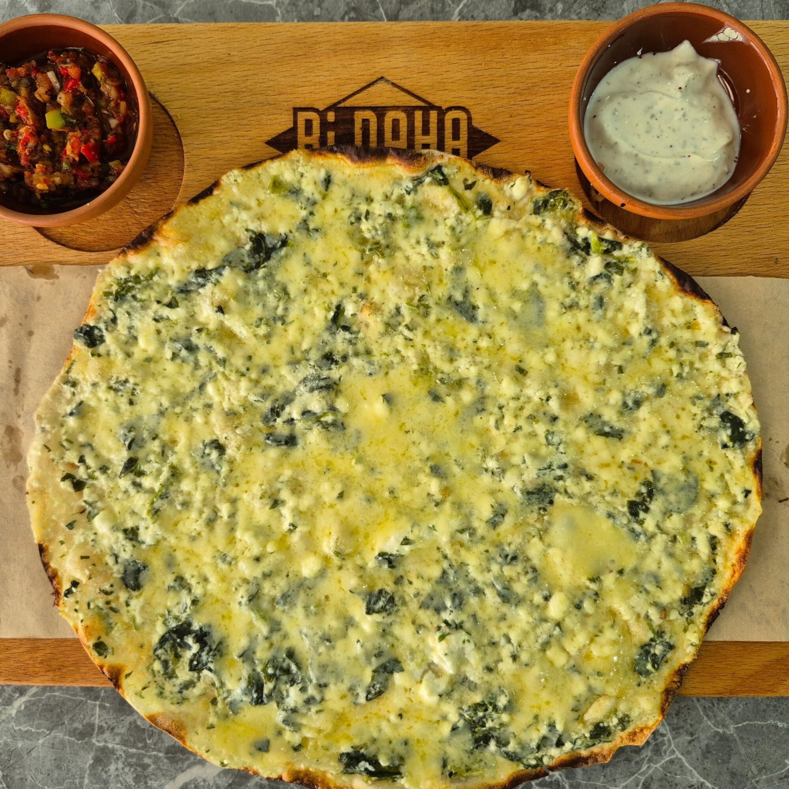 Ispanaklı Lahmacun