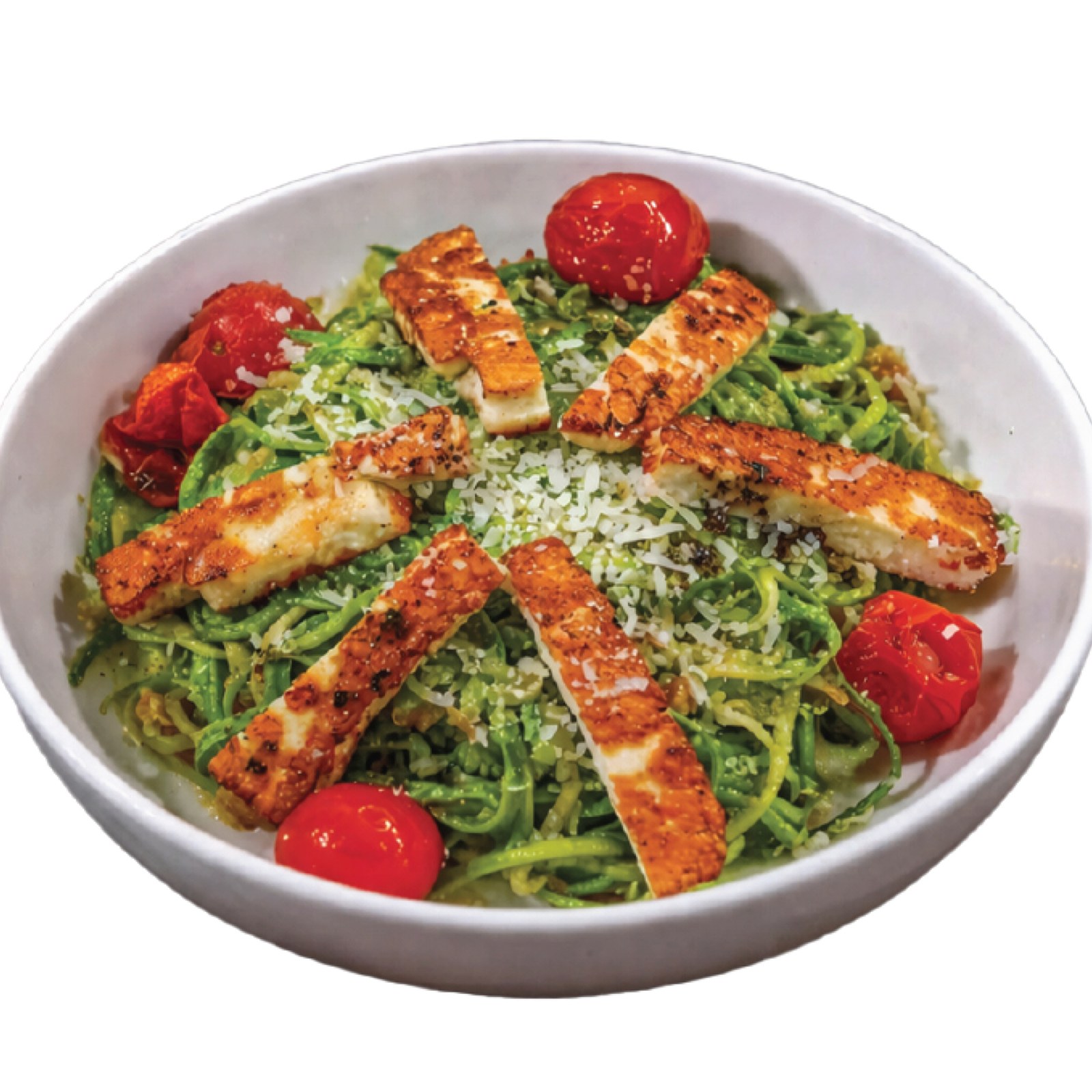 Izgara Hellim & Kabak Spagetti