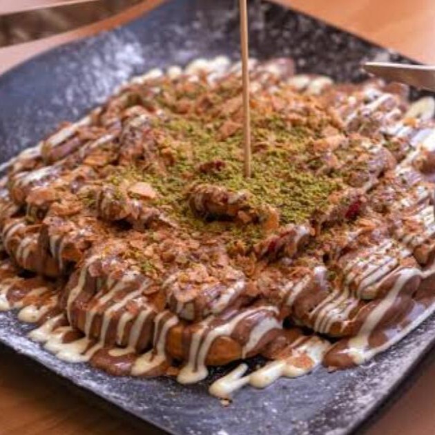 Double Çiçek Waffle