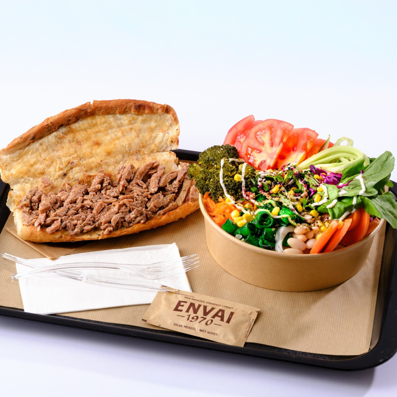 Kavurma Menü (Ekmek Arası) +Coca Cola Menü