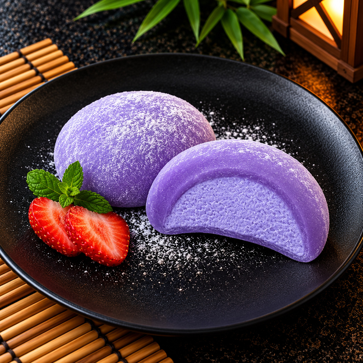 Yaban Mersinli Dondurmalı Mochi