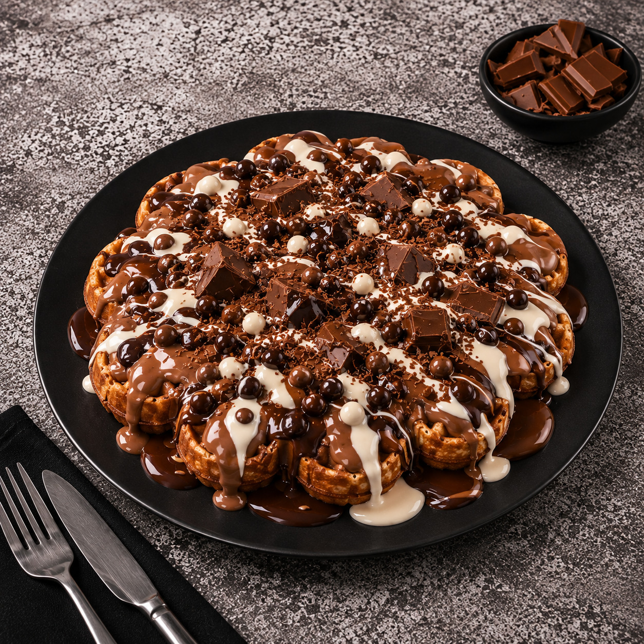 Bol Çikolata Waffle