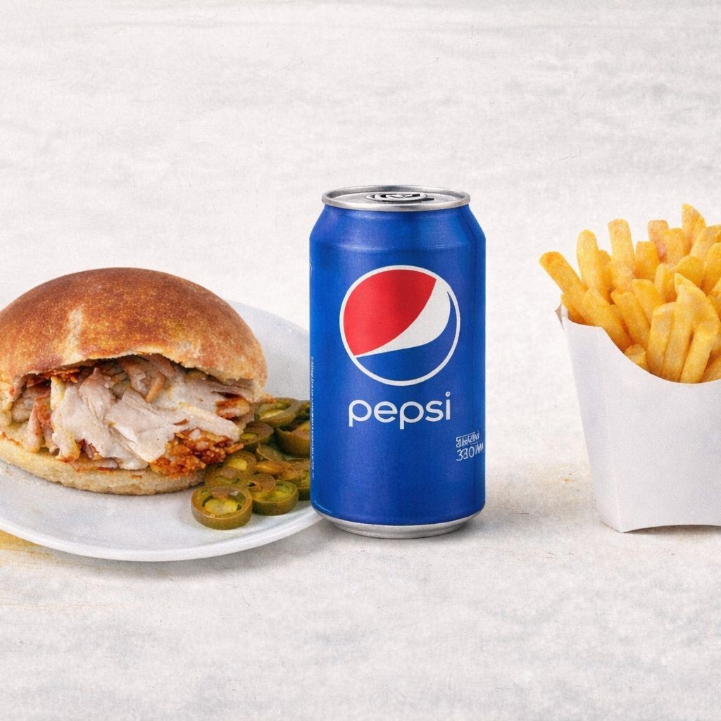 Shawerma Tavuk Döner Menü 1 Pepsi