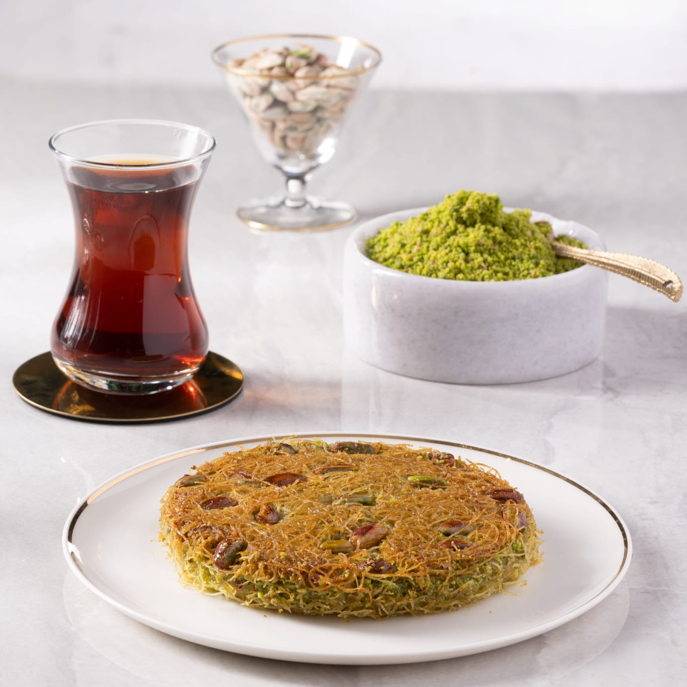 Tane Fıstıklı & Kaymaklı Hasır Kadayıf (1 Kişilik)