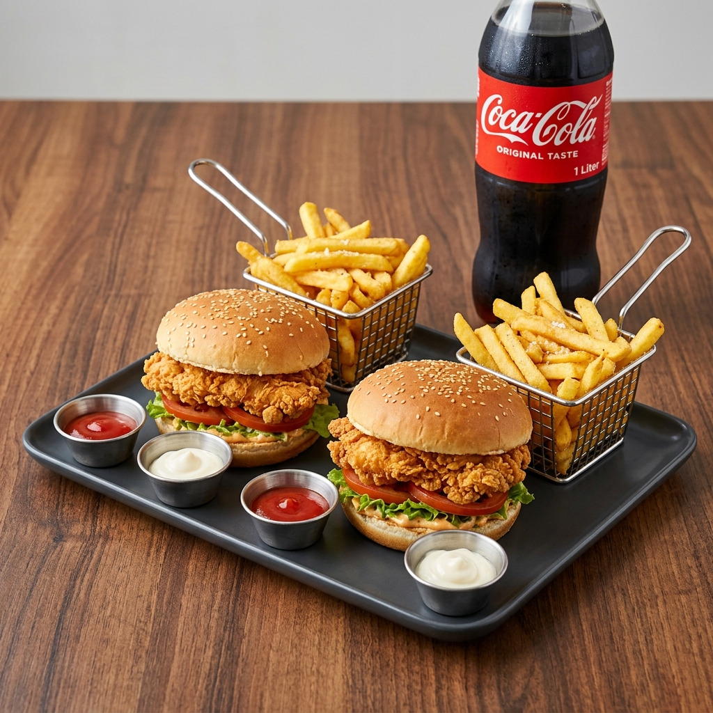 2'li Chicken Burger Menü