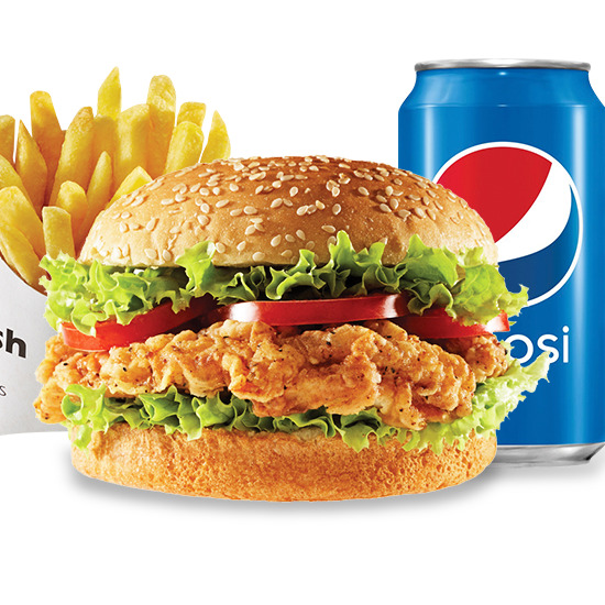 Kral Tavuk Burger Menü