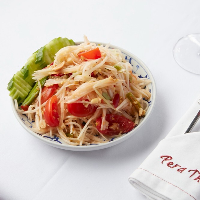 Gluten Free & Spicy Papaya Salad