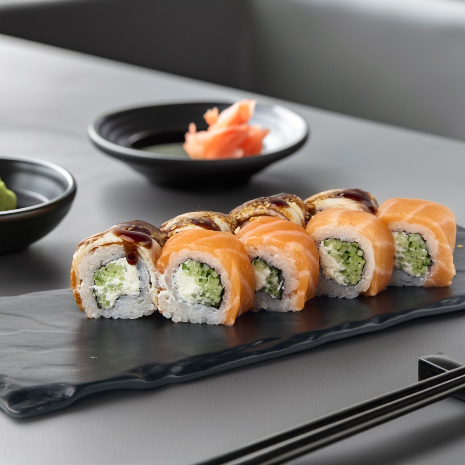 Sake Unagi Roll (8 Adet)