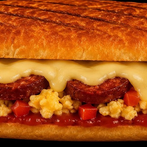 3 Numara Sucuk, Kaşar, Domates ve Sos