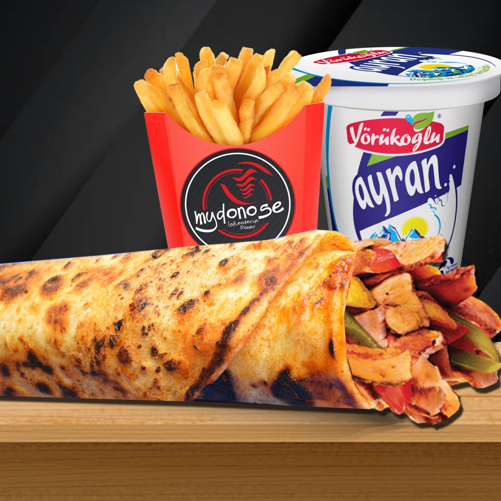 Tavuk Döner Dürüm Menü