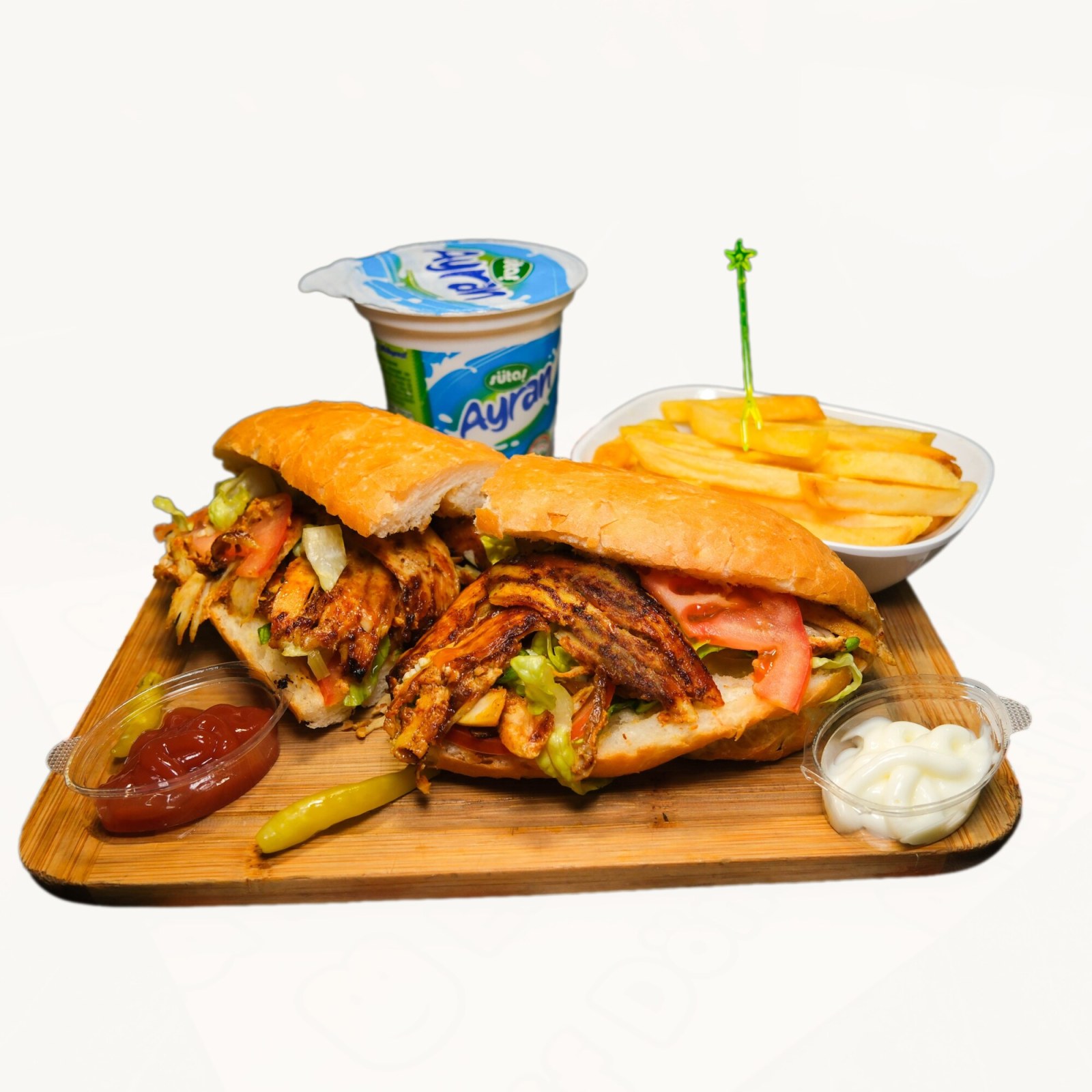 Tavuk Döner + Ayran Menü