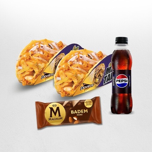 Algida Menüsü (Doritos'lu Maytako (Tavuk Dönerden)