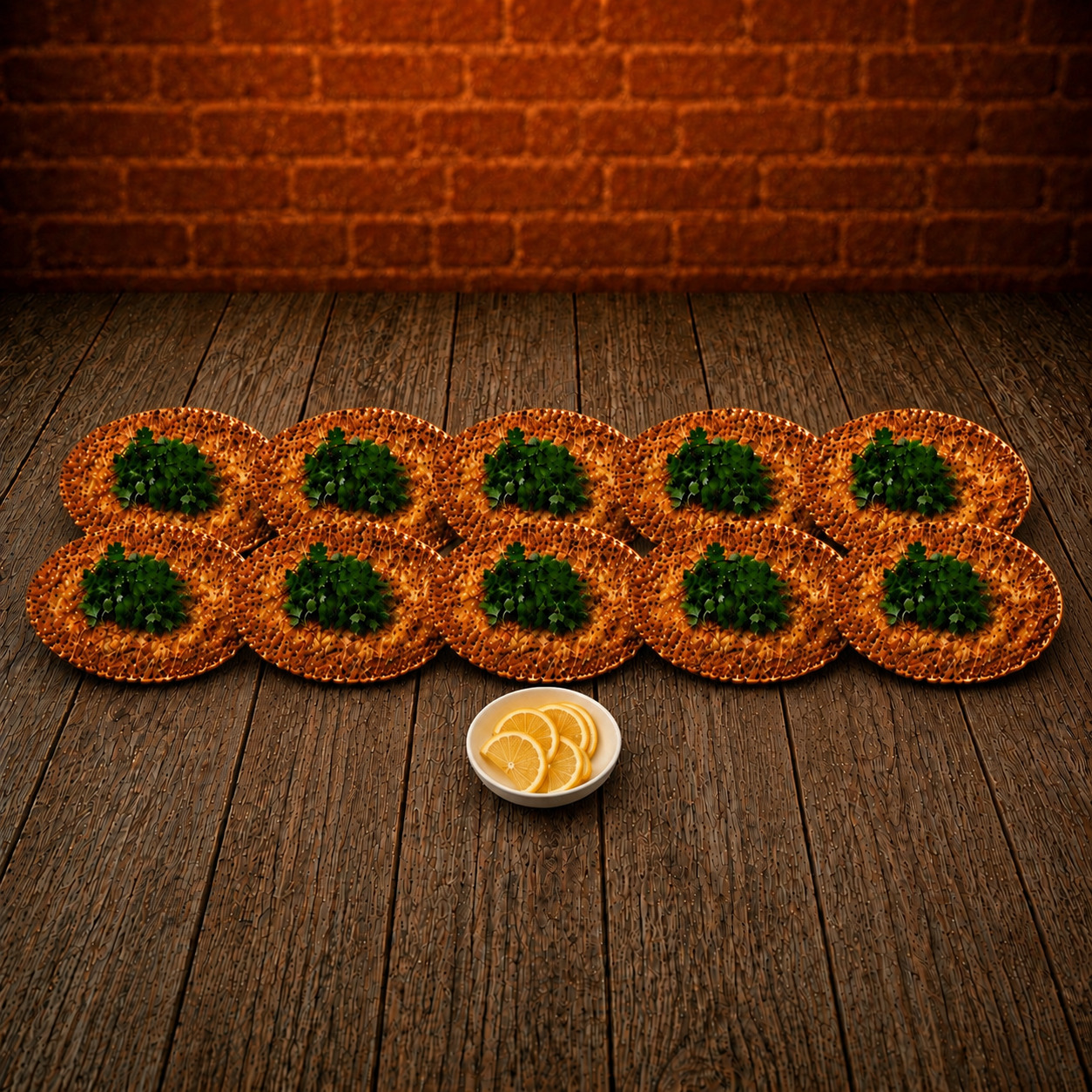 Kaşarlı Lahmacun (10 Adet)