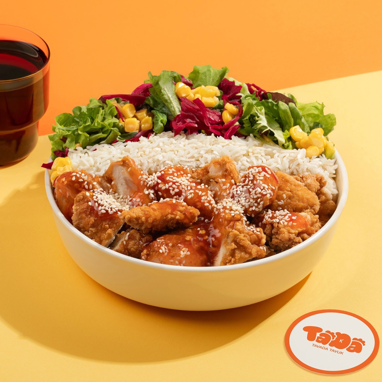 Sweet Chili Soslu Çıtır Tavuk Basmati Pilav