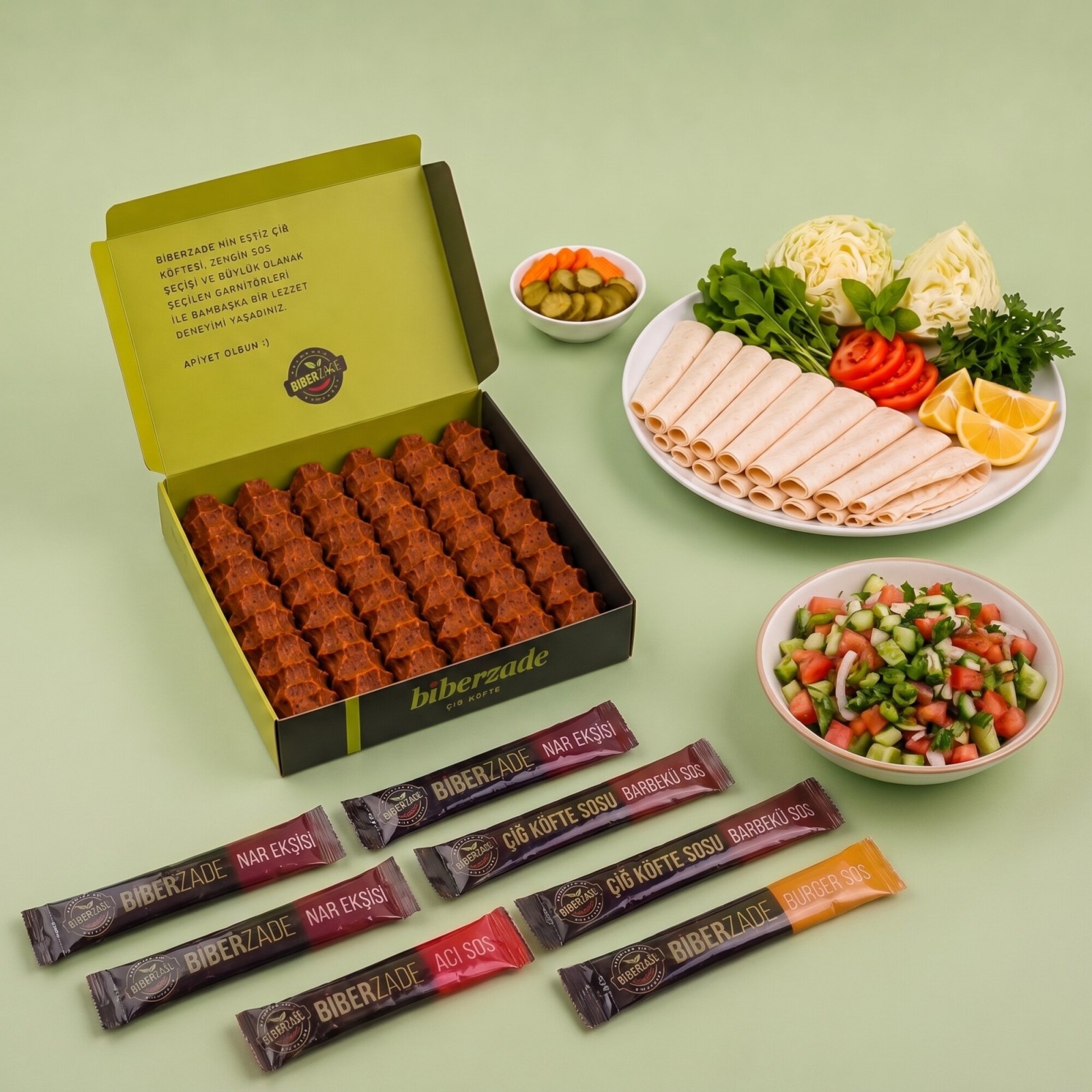 Çiğ Köfte Porsiyon (1 Kg.)