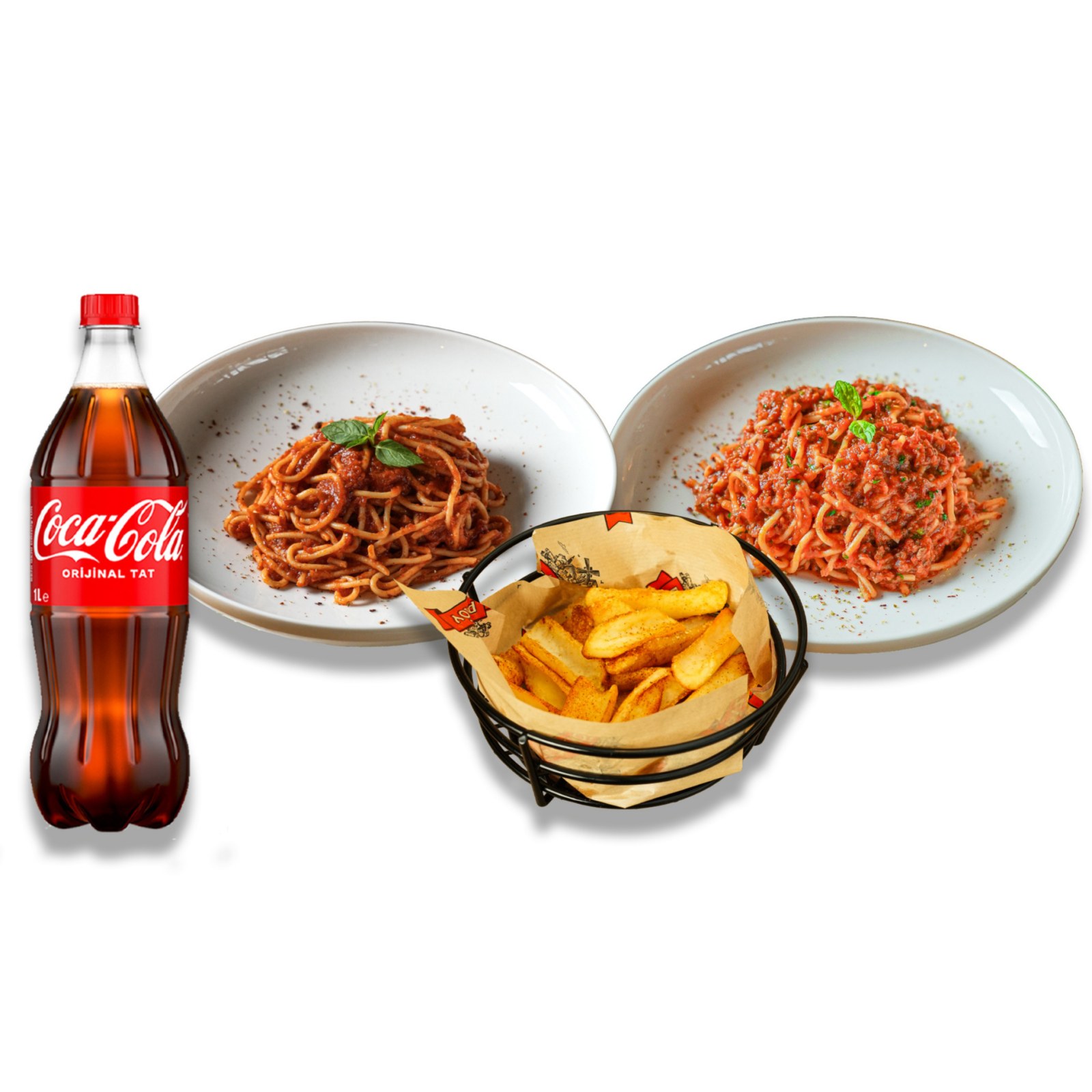 2 Makarna + Atıştırmalık + İçecek