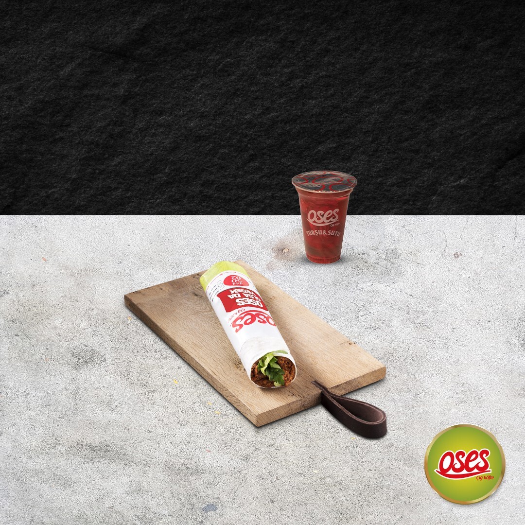 Çiğ Köfte Dürüm & Turşu Suyu Menü