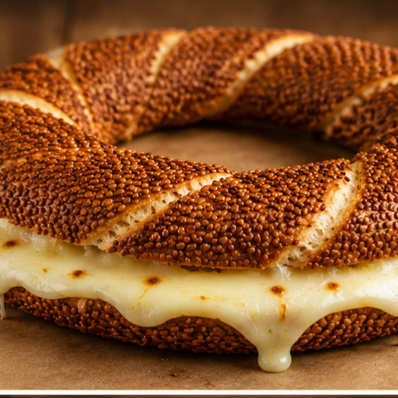 Kaşarlı Simit
