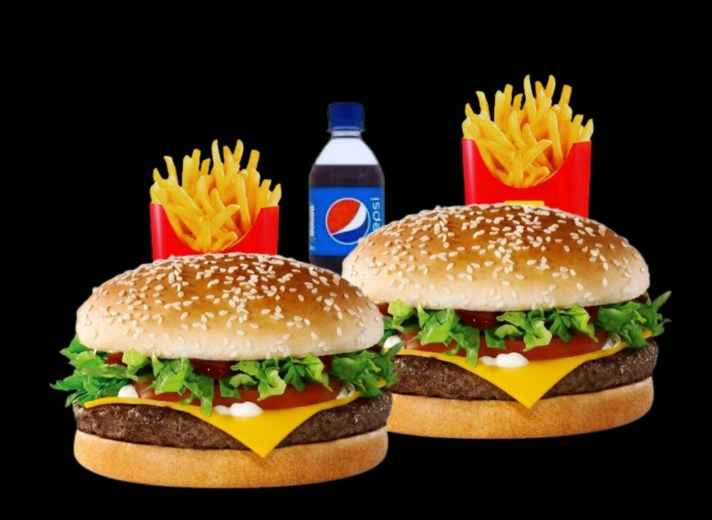 Cheeseburger (2 Kişilik) Menü