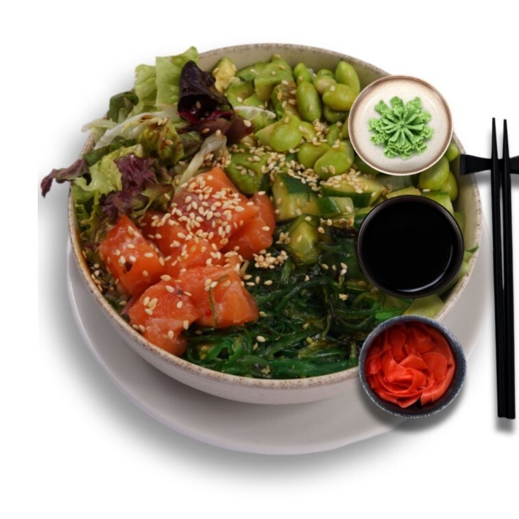 195- Somon Poke Bowl