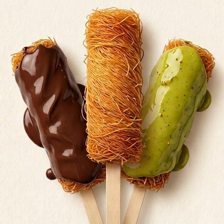 Çikolata Soslu Künefe Stick