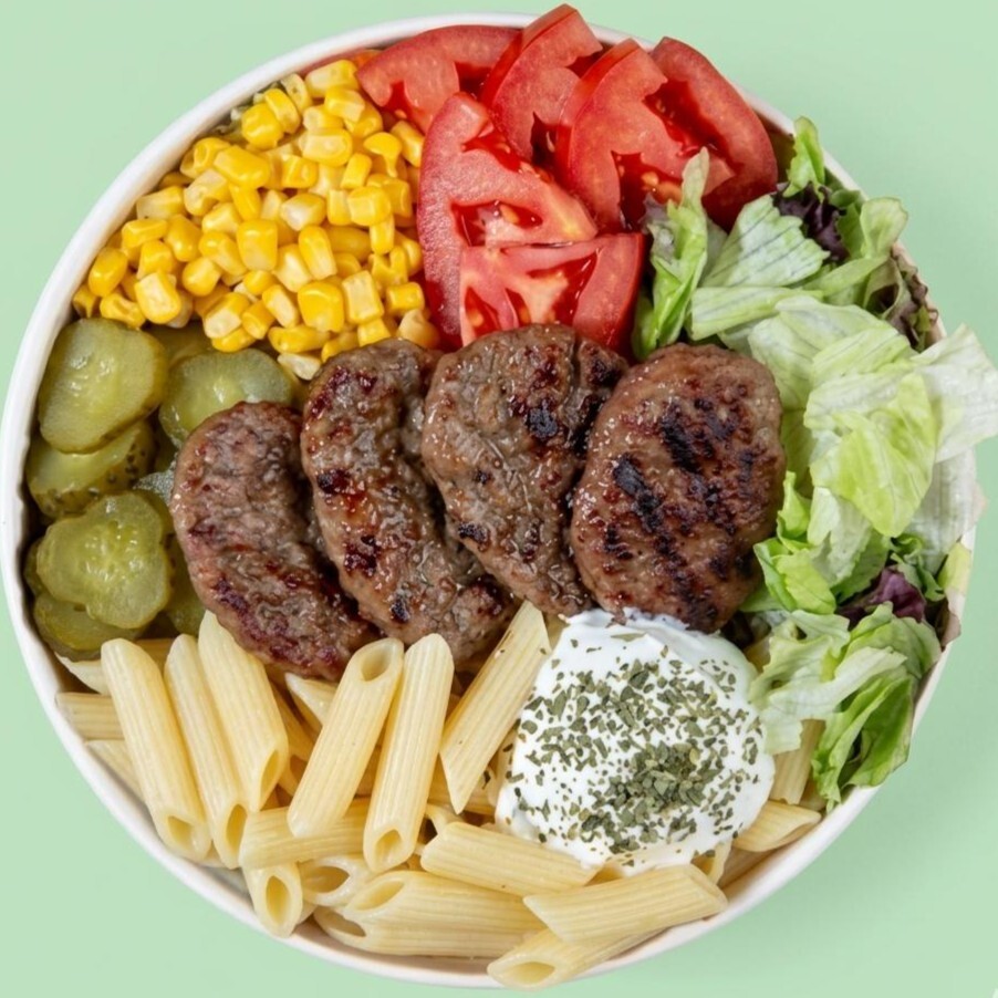 Izgara Tavuk Köfte Makarna Bowl