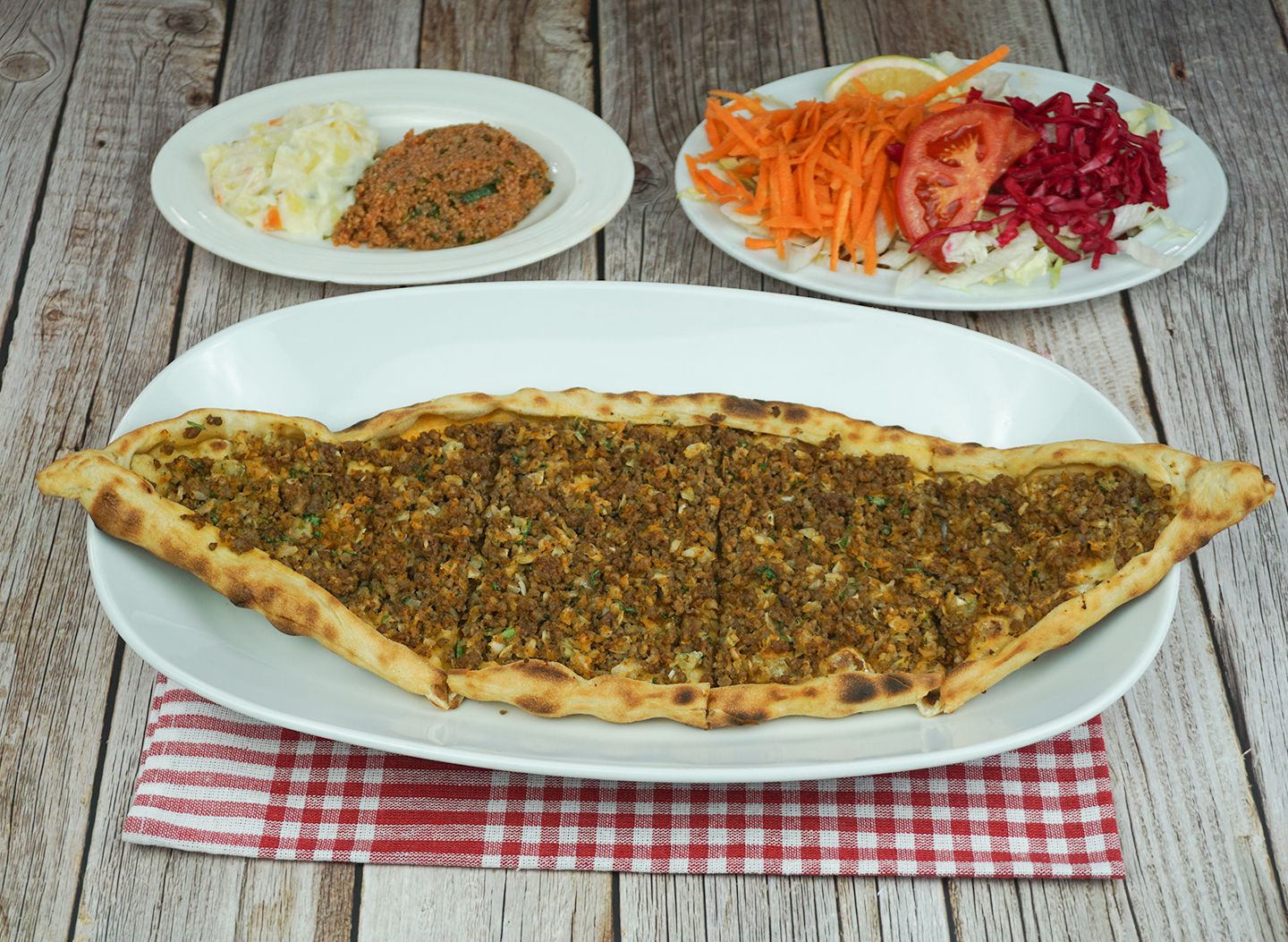 Kıymalı Pide (Büyük) (Açık)