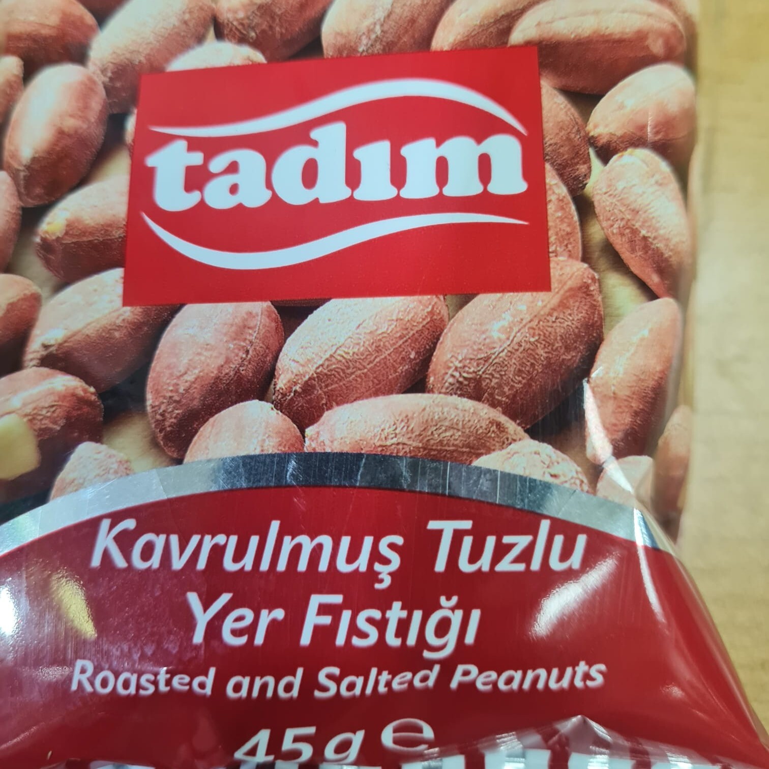 Tadım 45 Gr Kavrulmuş Yer Fıstığı