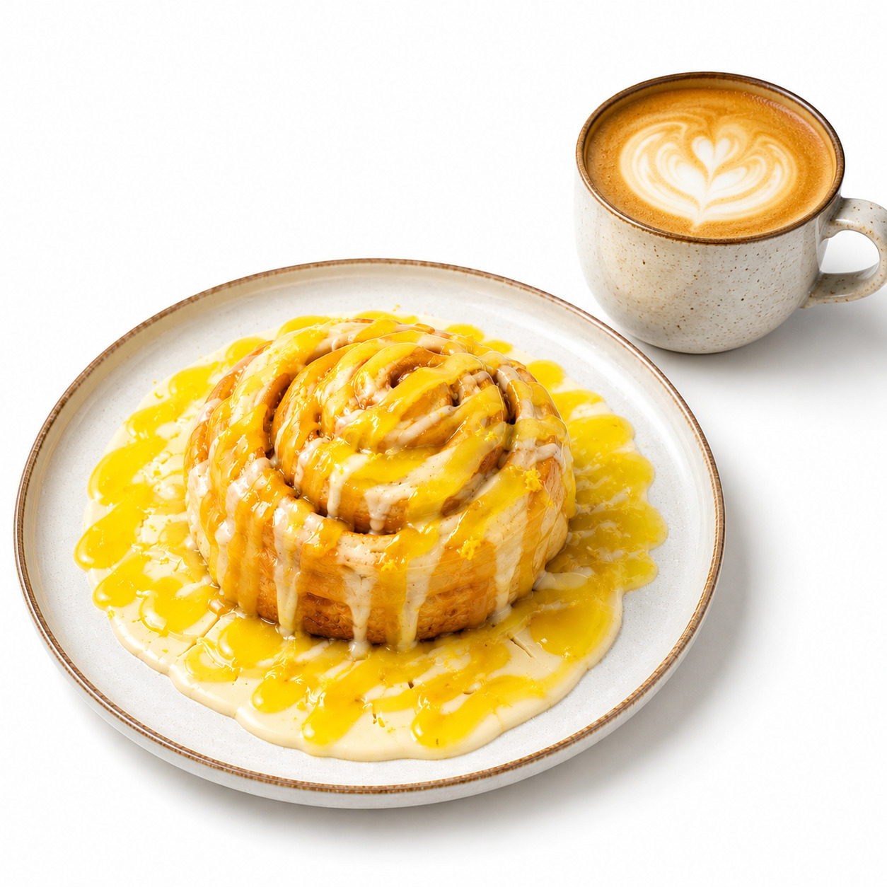 Lemon Roll + Kahve