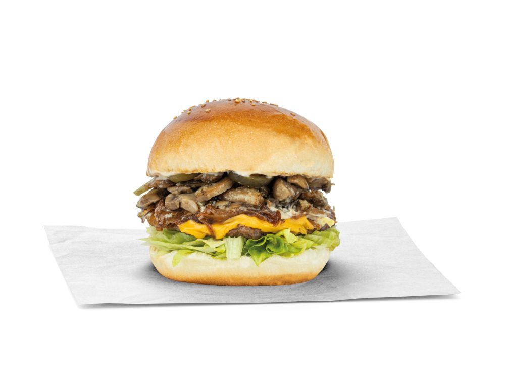 Cheese & Mushroom Burger (90 g)