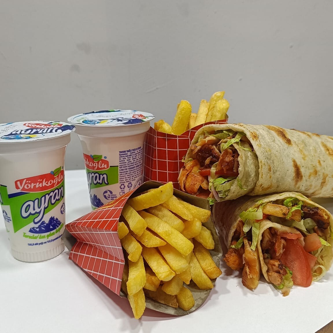 Double Tavuk Dürüm Menü 2